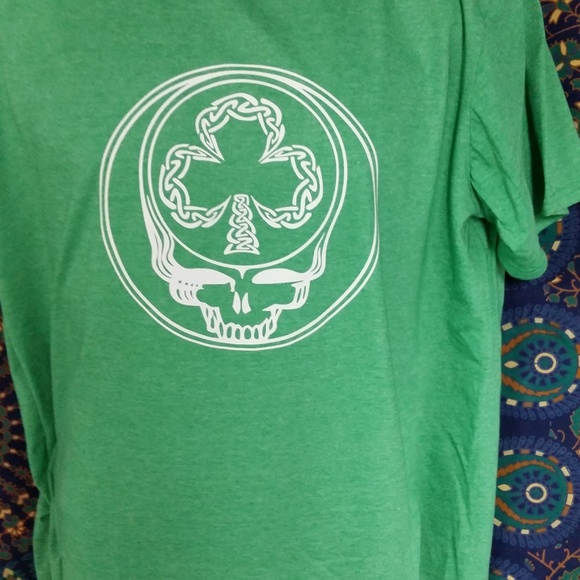 Grateful Dead St Patrick's Day Celtic T-shirt Phil Lesh Cap Theatre NWT - Picture 6 of 6